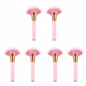 Набор кистей для макияжа Beaupretty 6 шт, профессиональные кисти для макияжа, кисть для пудры, кисти для макияжа для женщин, кисть для губ, деревянные кисти для лица - Фото 1