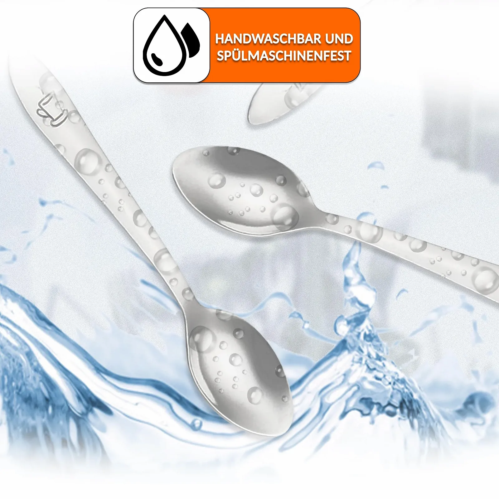 Ложки для еспресо Маленькі з нержавіючої сталі 24 штуки 10 см, фото №6