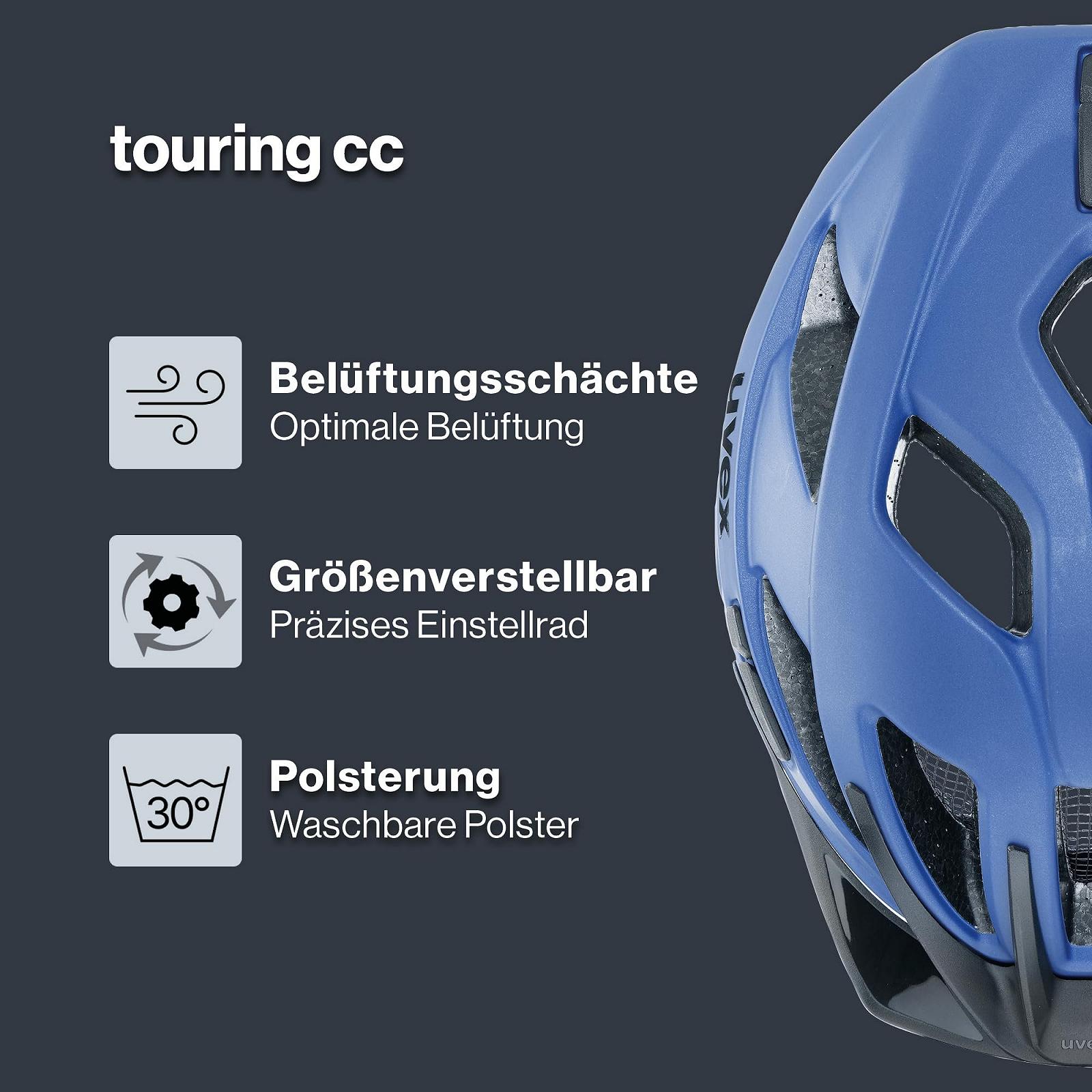 Шлем Allround Uvex Touring CC, легкий, с регулировкой размера, фото №2
