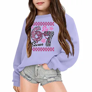 Худи Six Seven с забавным мемом для девочек и мальчиков - Фото 1