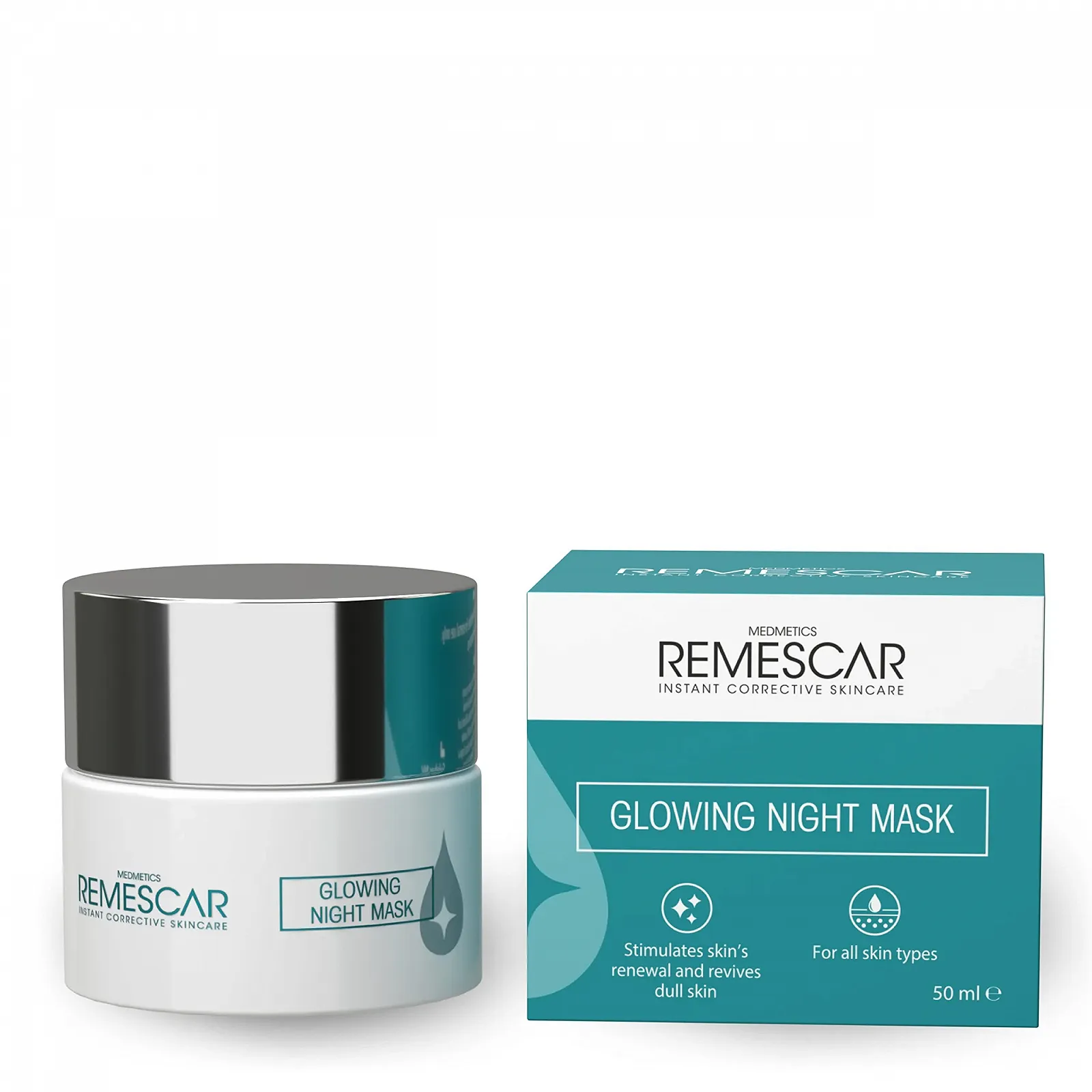 Маска для обличчя Remescar Luminous Night для оновлення шкіри та очищення пор 50 мл, фото №1