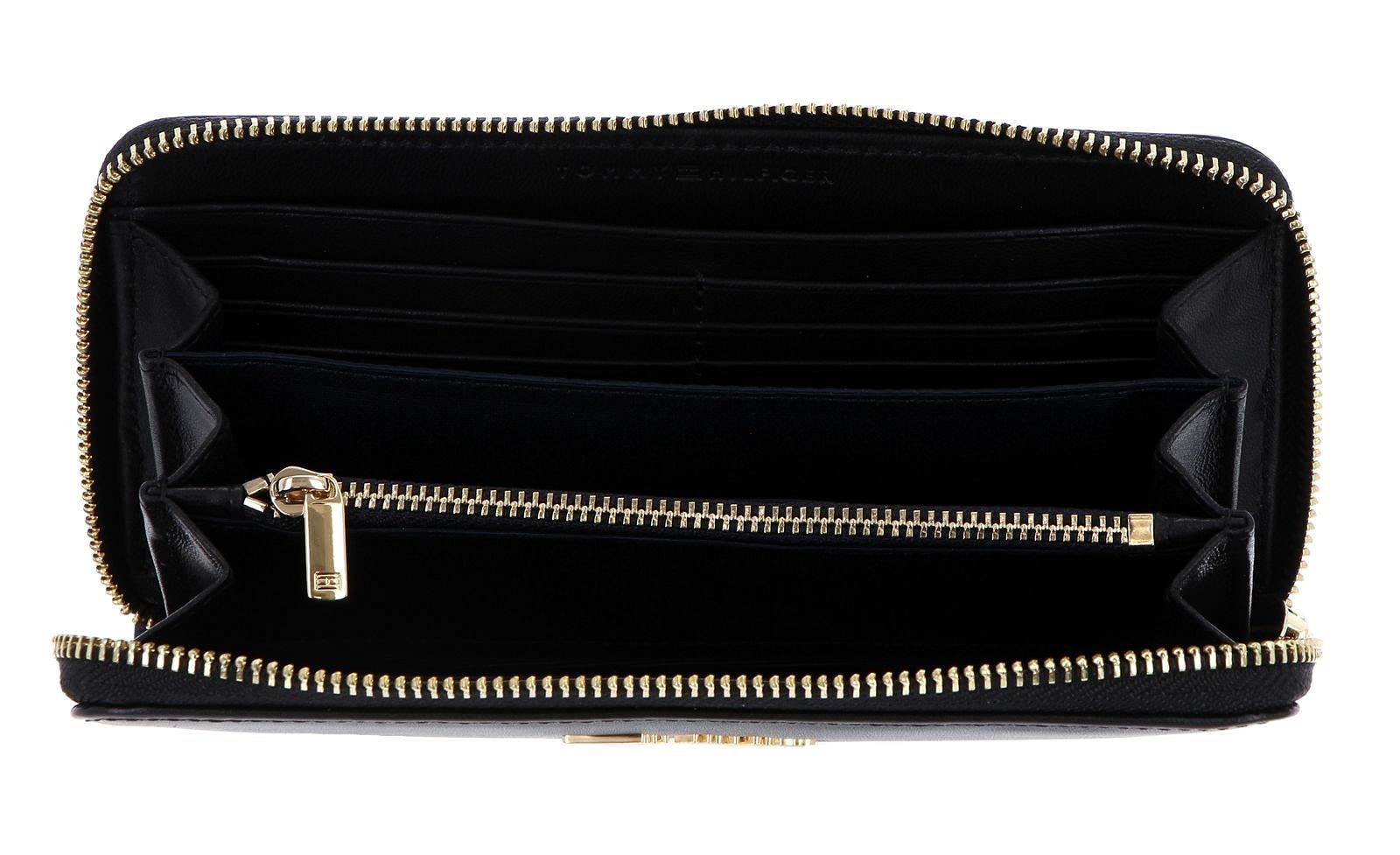 Кошелек Tommy Hilfiger Essential Leather LRG ZA AW0AW10498, Черный, фото №2