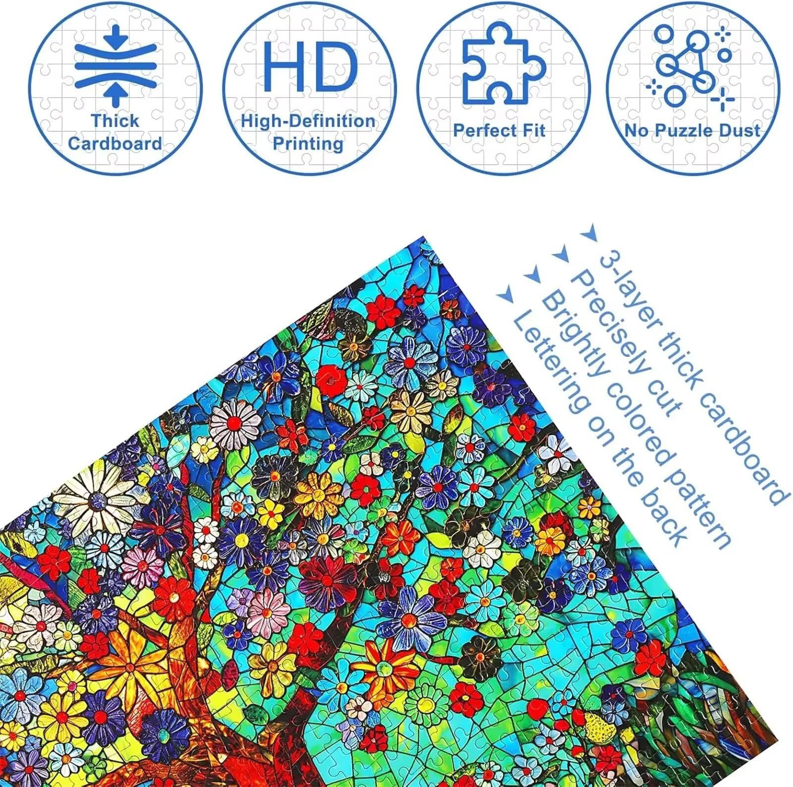 Пазл Мультяшный поезд и цветы 300 деталей 38 x 26 см, фото №2 Пазл Мультяшный поезд и цветы 300 деталей 38 x 26 см, фото №2