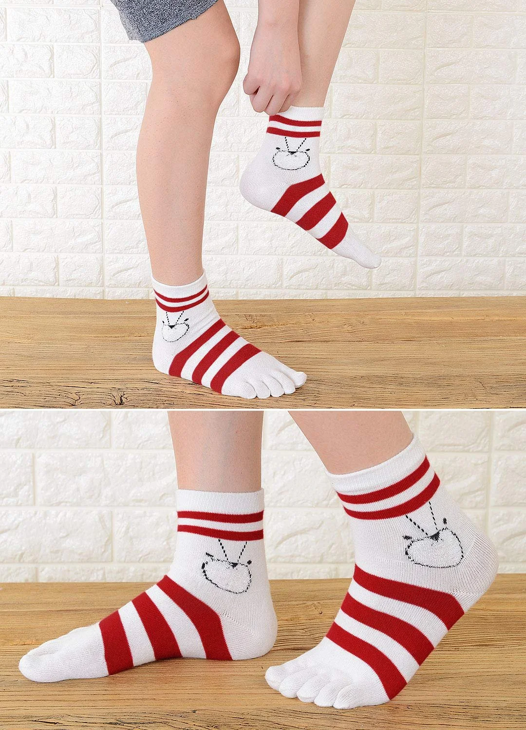 Шкарпетки з пальцями LOFIR, жіночі шкарпетки з 5 пальцями, розмір 35-41, фото №2