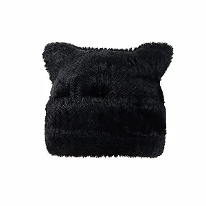 Шапка Ldabrye Збільшена Шапка Кошеня з Вушками Однотонна - Фото 1