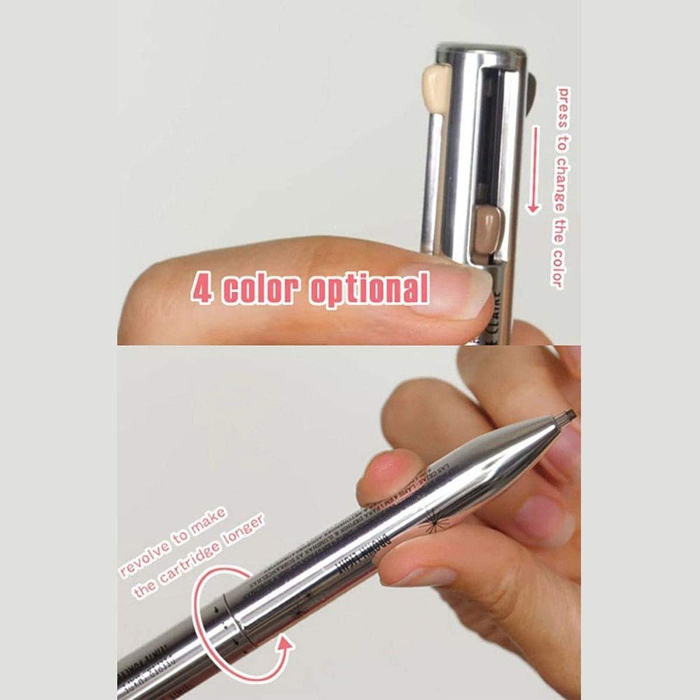 Карандаш для бровей 4-в-1 Водостойкий Поворотный, фото №7