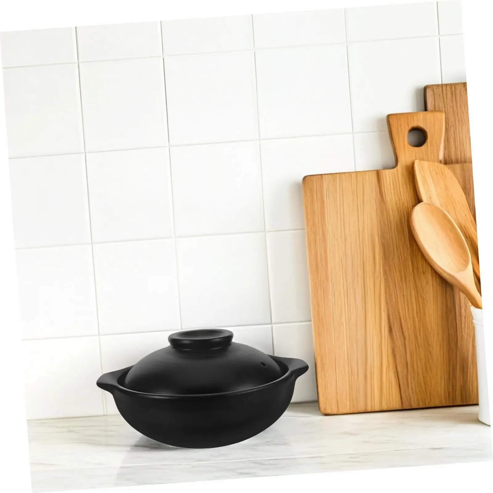 Глиняная кастрюля Cabilock японская керамическая с крышкой термостойкая, фото №7 Глиняная кастрюля Cabilock японская керамическая с крышкой термостойкая, фото №7