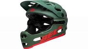 Шолом BELL Super 3R MIPS MTB Велосипедний Матовий Зелений/Червоний 2024 - Фото 1