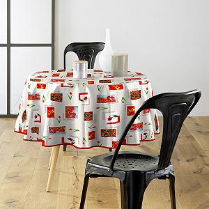 Скатертина douceur d'intérieur Tulipe Кругла PVC 160 см synthetic.ua - Фото 1