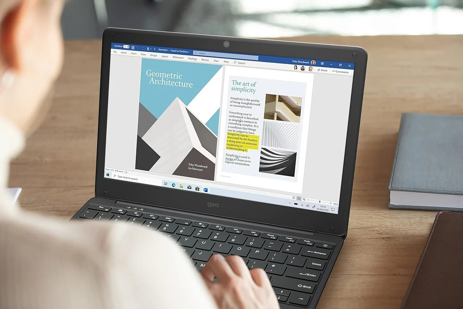 Ноутбук 14.1" GeoBook 240 Intel Pentium N4200 RAM 4GB eMMC 64GB Windows 10 (UKR), фото №13