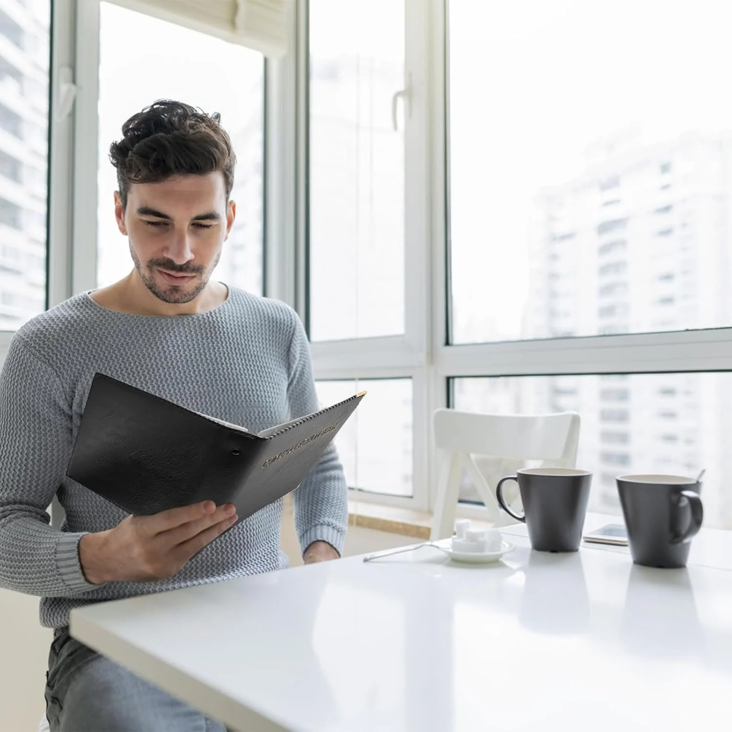 Альбом для монет YBC-48 на 480 ячеек Черный, фото №6