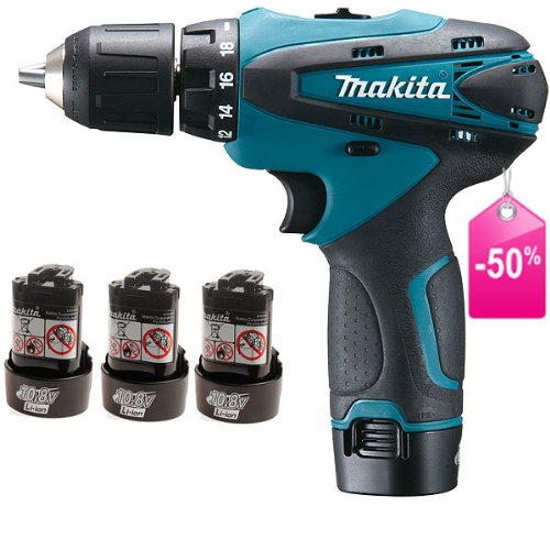 Шурупокрут Makita DF330DWE Акумуляторний 10.8 В 1.3 А·год, фото №3