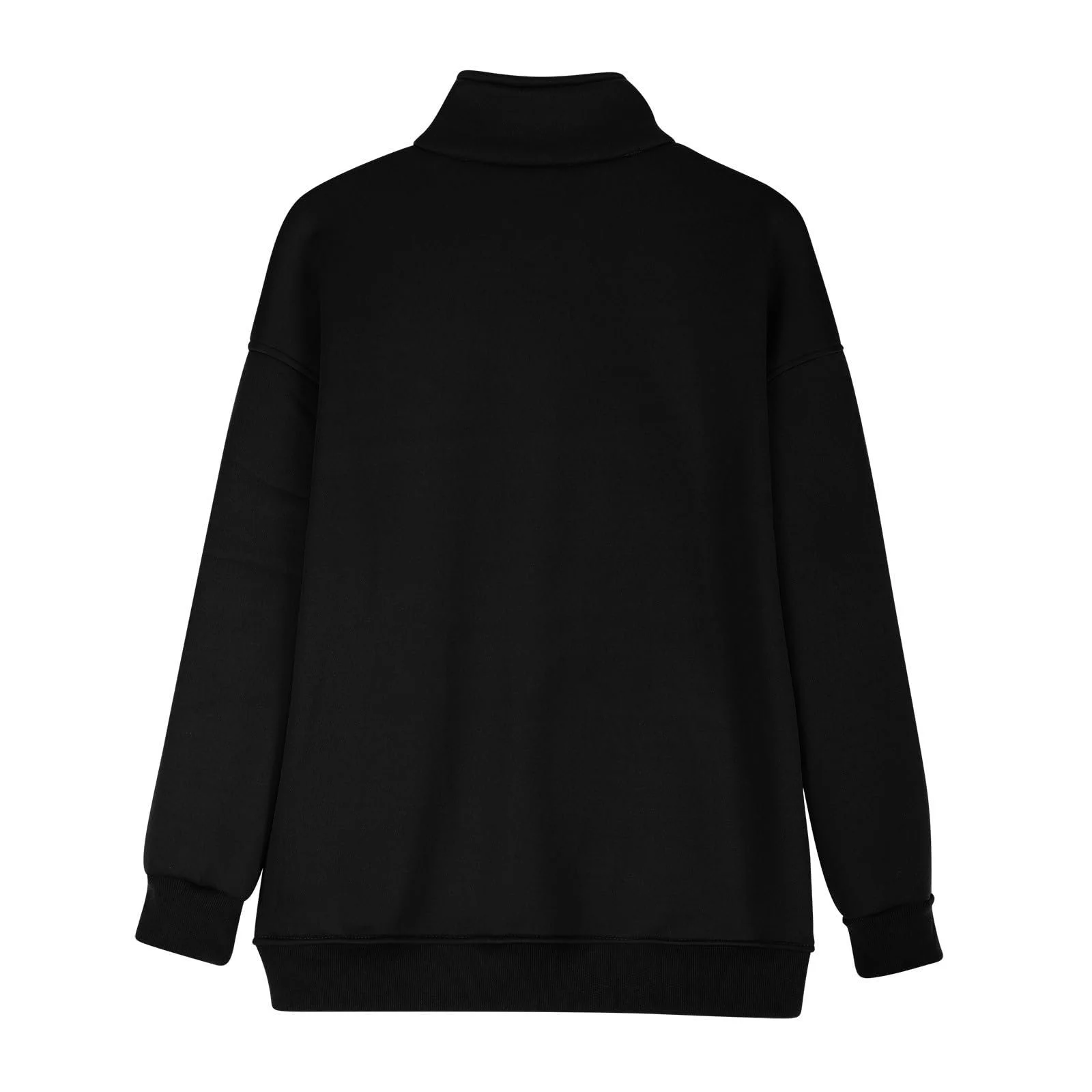 Модная женская толстовка на молнии, однотонная, с воротником-стойкой на молнии 1/4, осенняя одежда, удобные толстовки, готические тонкие толстовки, трендовые Y2K для тренировок, фото №5