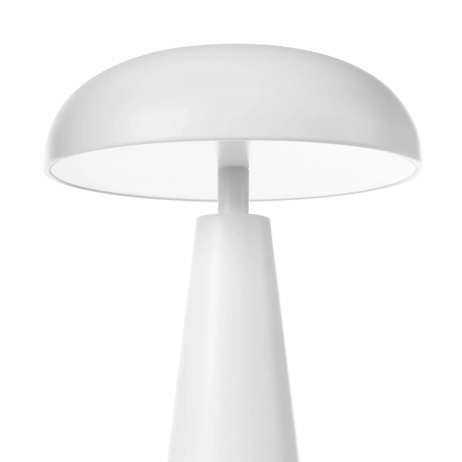 Настільна лампа Bocono LED Металева Біла з функцією димування Акумуляторна Бездротова, фото №5