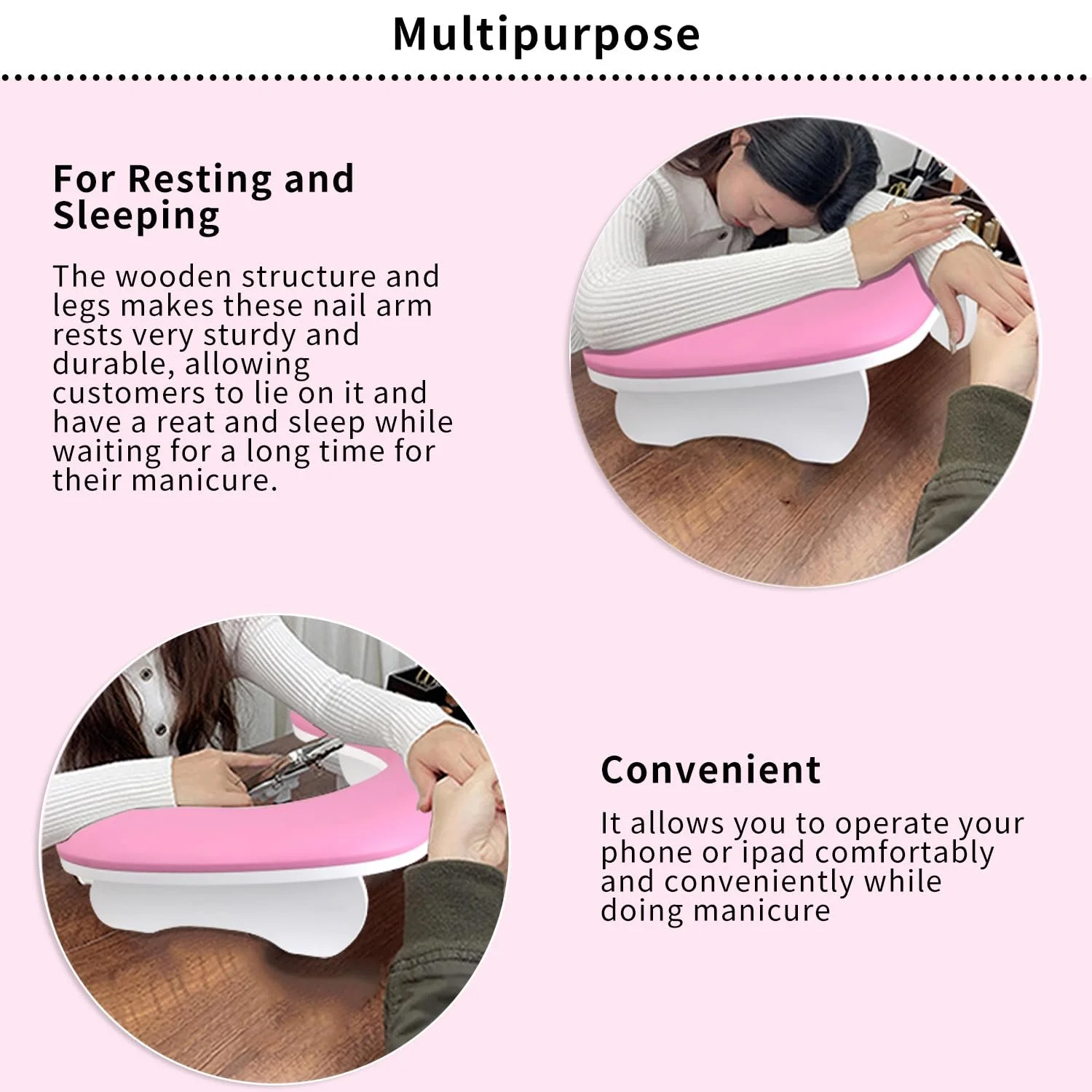 Подставка для рук U-образная Tech Nail Подушка, фото №3