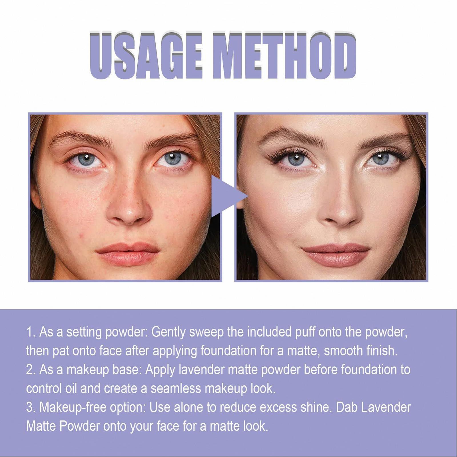 Пудра Pressed Oil Control Matte Fixing Long Lasting для лица 2 шт 10 г, фото №4
