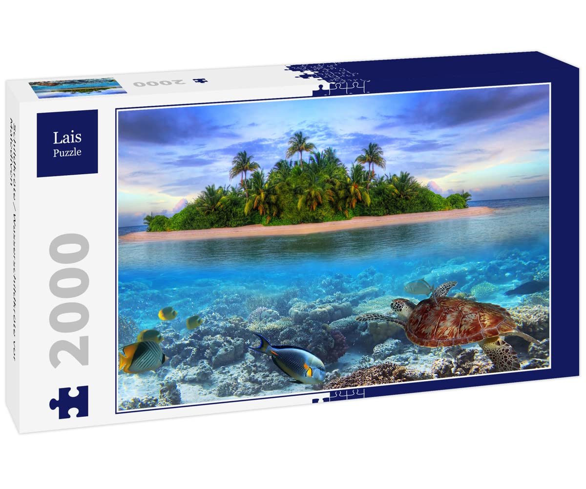 Пазл Lais Puzzle Turtle / Water Turtle in Maldives 2000 элементов, фото №1