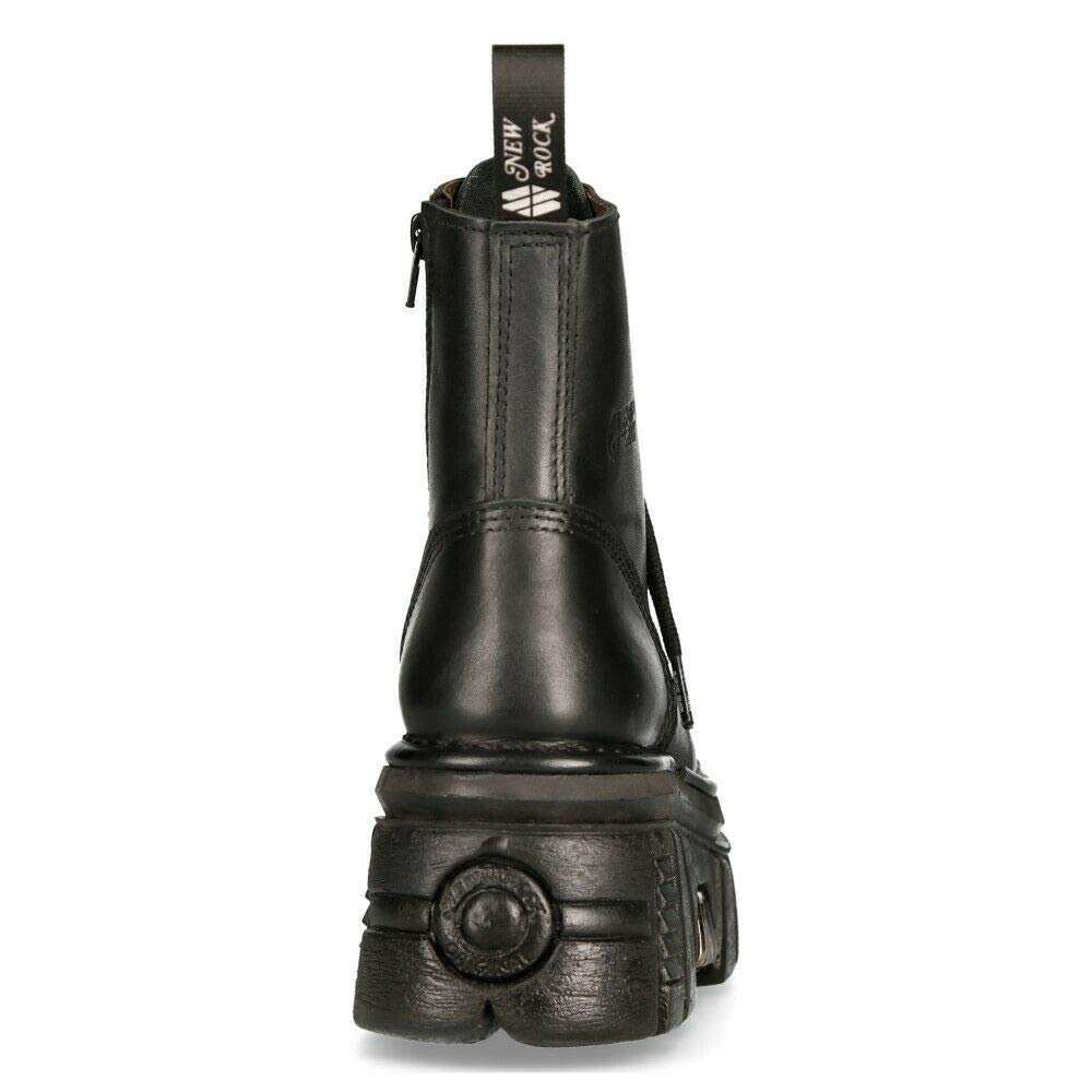 Черевики New Rock M-NEWMILI083-S21 Metallic Чорний, фото №7 Черевики New Rock M-NEWMILI083-S21 Metallic Чорний, фото №7