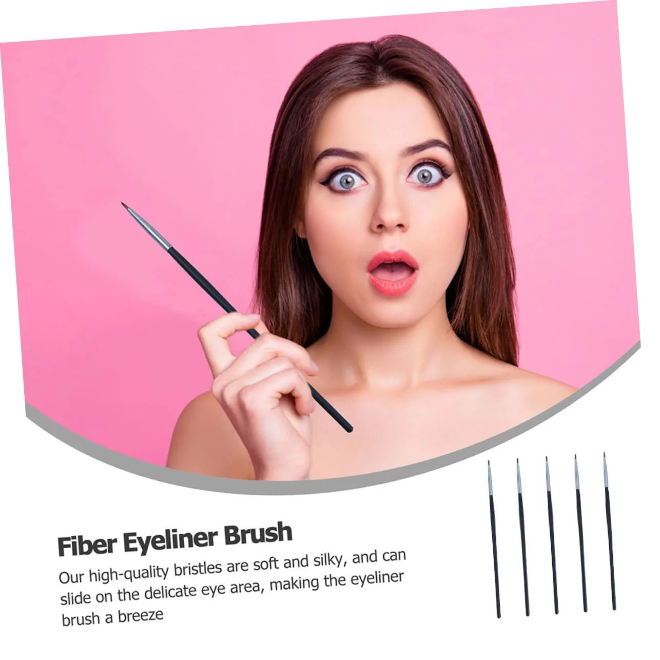 Кисти для подводки глаз FRCOLOR Тонкая, фото №7