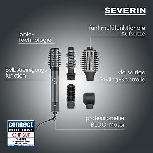 Стайлер для волосся Severin S-Style Multi-Styler WL 0684 5-в-1 1500 W Антрацит іонізація BLDC мотор ціна на synthetic.ua - Фото 1 Стайлер для волосся Severin S-Style Multi-Styler WL 0684 5-в-1 1500 W Антрацит іонізація BLDC мотор synthetic.ua - Фото 1