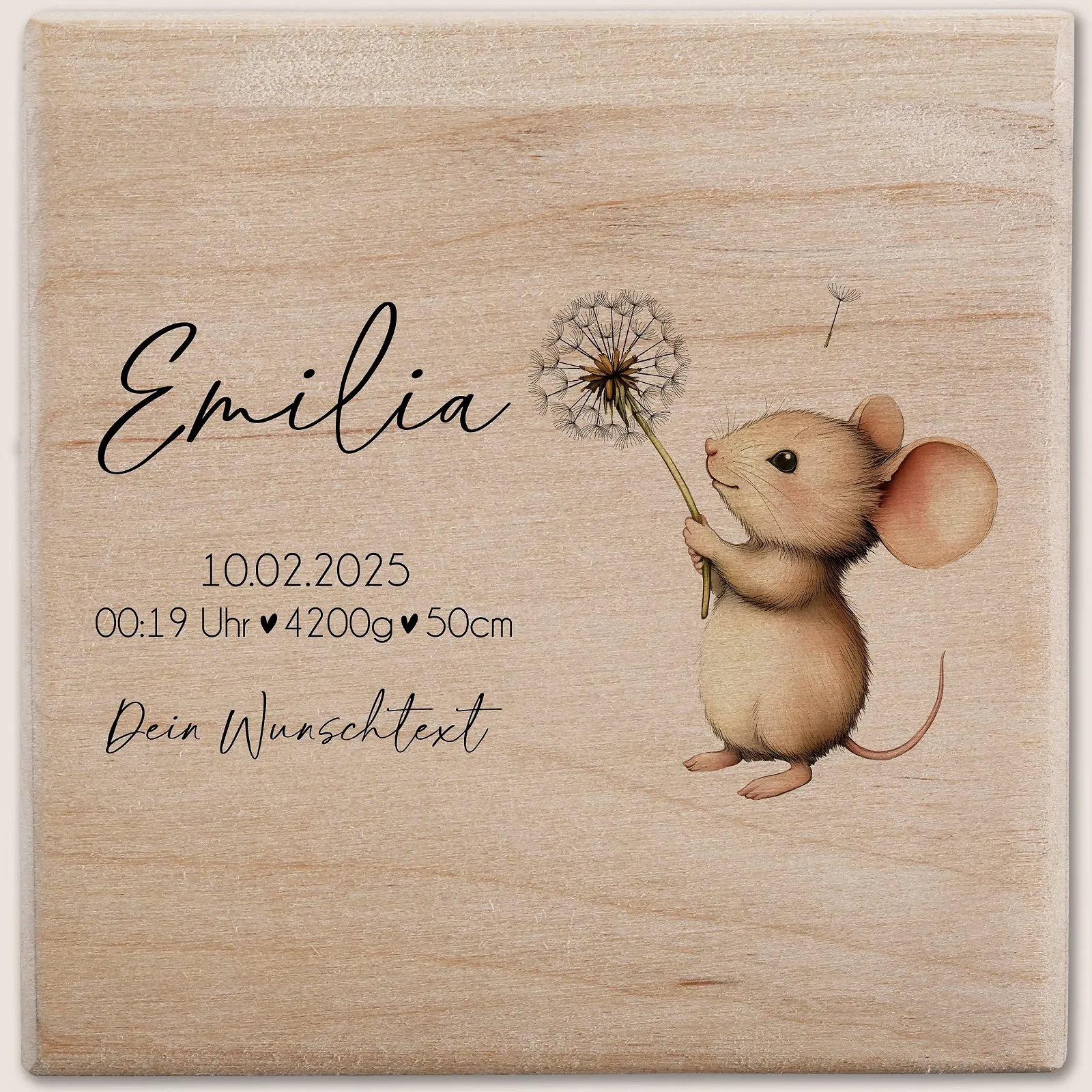 Скарбничка Мишки дерев'яна із замком та ключем, фото №2