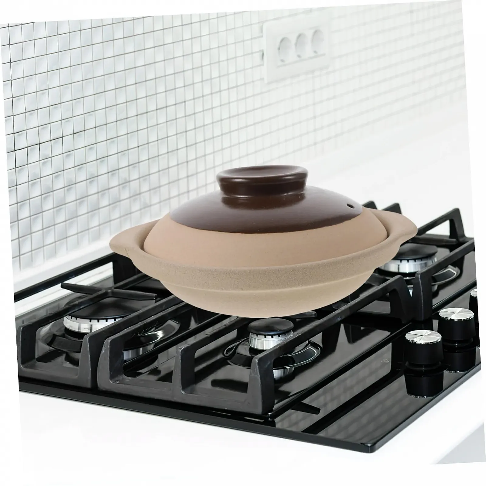 Каструля керамічна традиційна глиняна для газової плити термостійка, фото №3