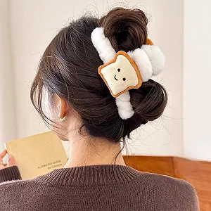 Плюшевая Заколка для Волос Тост Мягкая Заколка для Волос Сильная Фиксация для Дня рождения Праздника цена на synthetic.ua - Фото 1 Плюшевая Заколка для Волос Тост Мягкая Заколка для Волос Сильная Фиксация для Дня рождения Праздника synthetic.ua - Фото 1