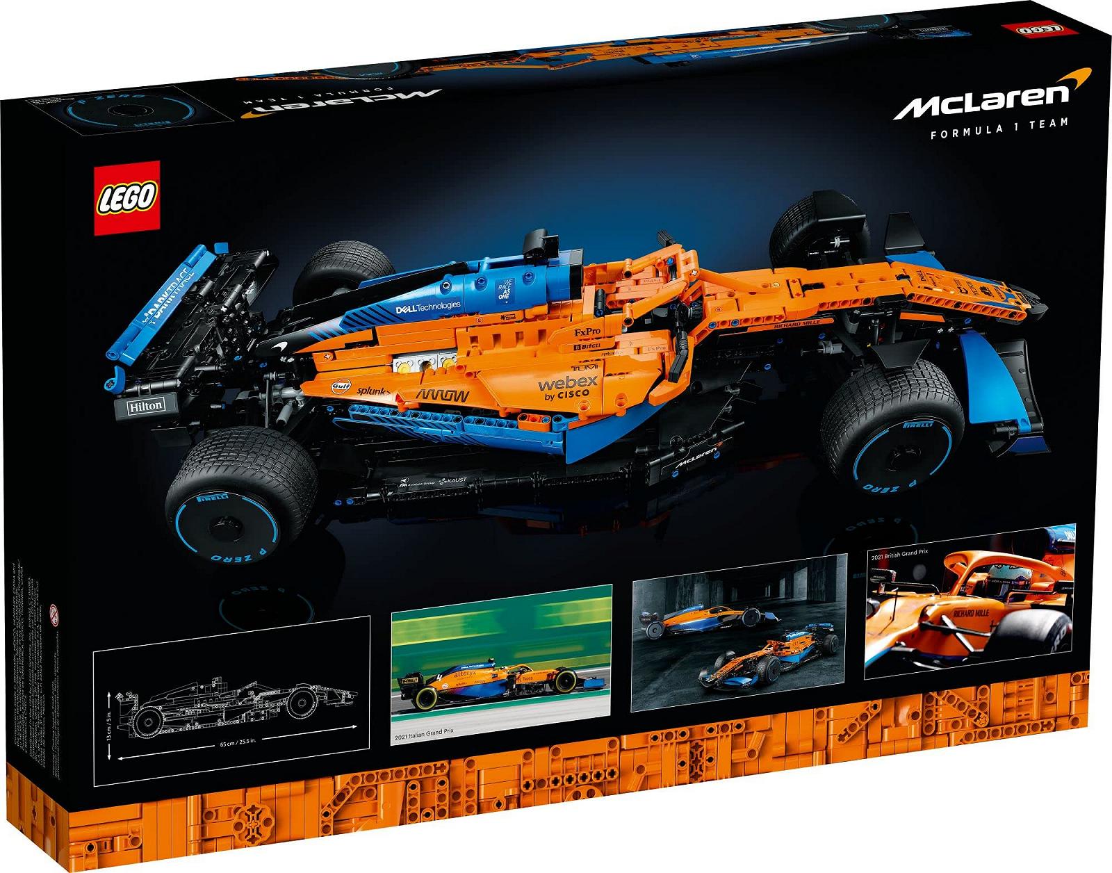 Конструктор LEGO Technic 42141 McLaren Formula 1 Racing Car для взрослых (1434 детали), фото №4