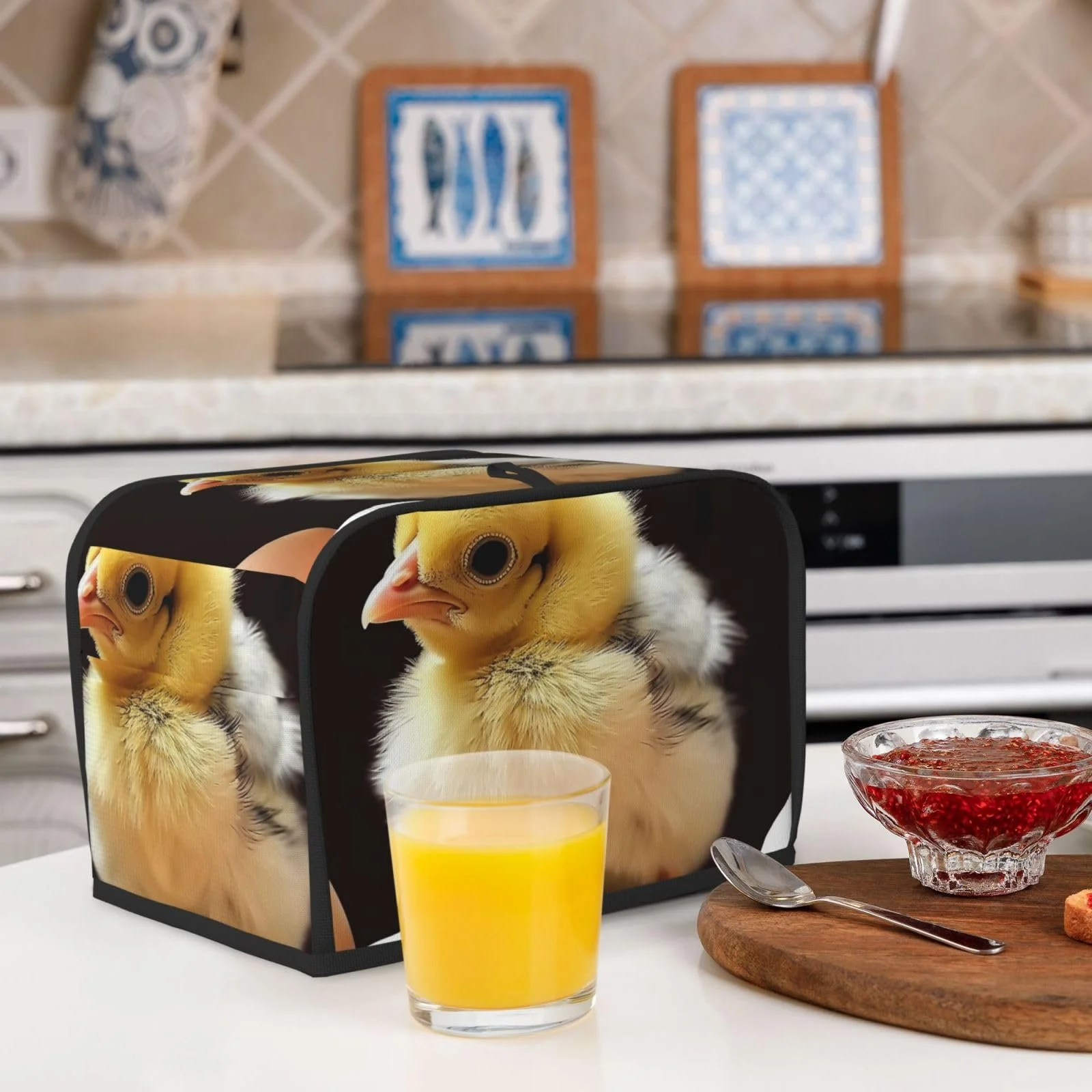 Чохол для тостера на 2 скибки з двома кишенями, фото №4 Чохол для тостера на 2 скибки з двома кишенями, фото №4