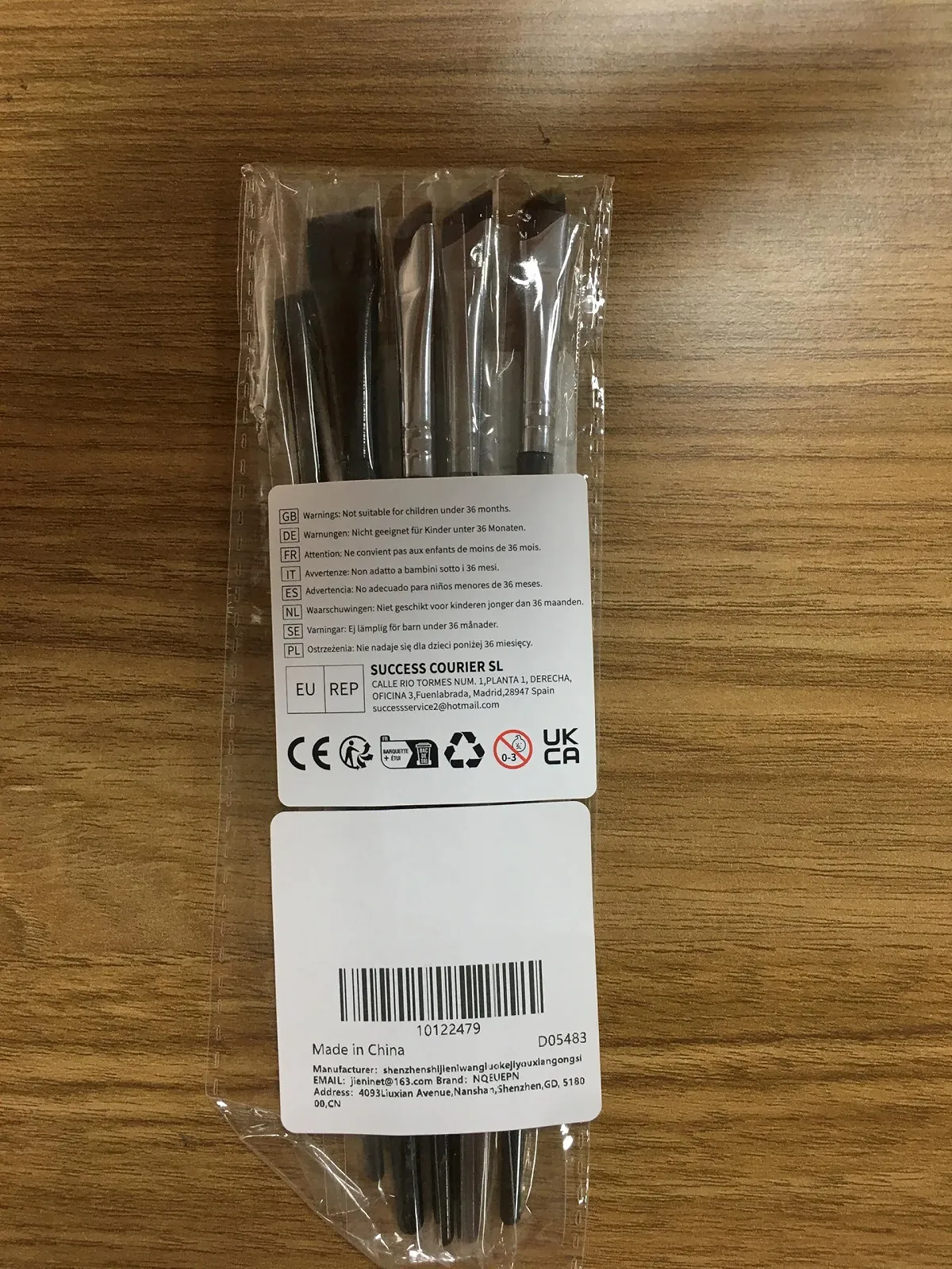 Кисти для подводки Multifunctional Angled Flat Fine Thin Eye, фото №7