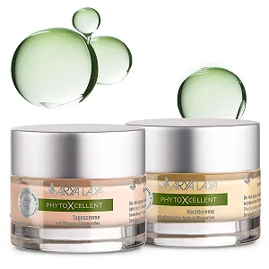 Набір ARYA LAYA PhytoXcellent, Денний та Нічний крем зі стовбуровими клітинами рослин, 50 мл кожен в привабливій упаковці - Фото 1