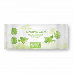 Влажные салфетки Amazon Fresh 6 упаковок по 60 штук (6 x 60 штук) synthetic.ua - Фото 1
