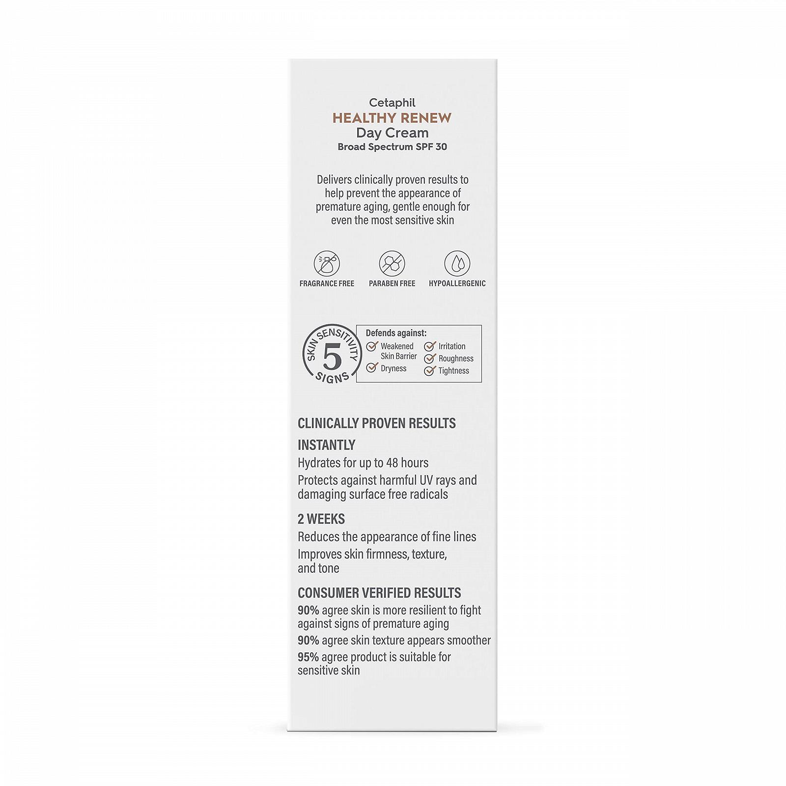 Денний крем для обличчя Cetaphil Healthy Renew SPF 30 Peptides 50 мл, фото №12 Денний крем для обличчя Cetaphil Healthy Renew SPF 30 Peptides 50 мл, фото №12
