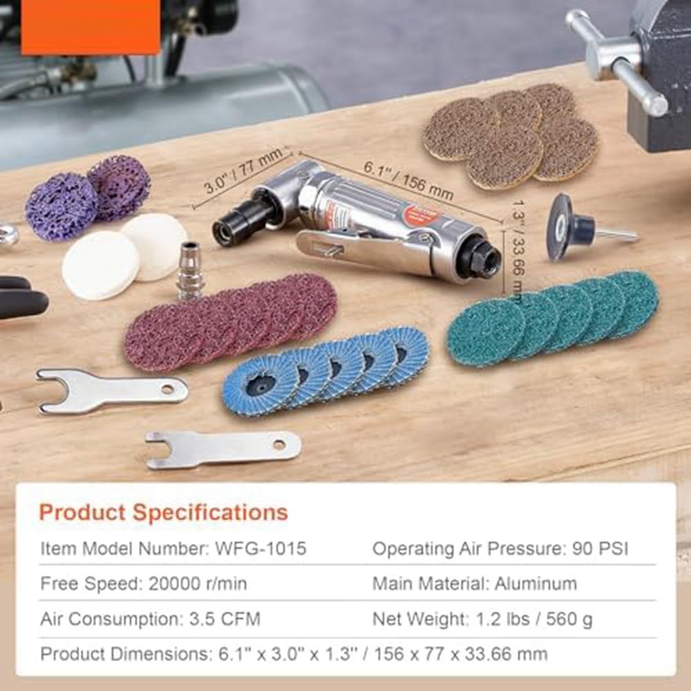 Машина Tassety Air Punching Grinder 0,64 см 20000RPM 24 диска, фото №4
