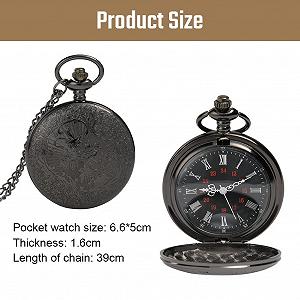 Карманные часы Vicloon винтажные ретро кварцевые с цепочкой synthetic.ua - Фото 1