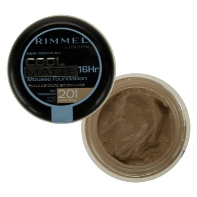Тональна основа Rimmel Cool Matte 16Hr Mousse 201 Classic Beige, фото №1