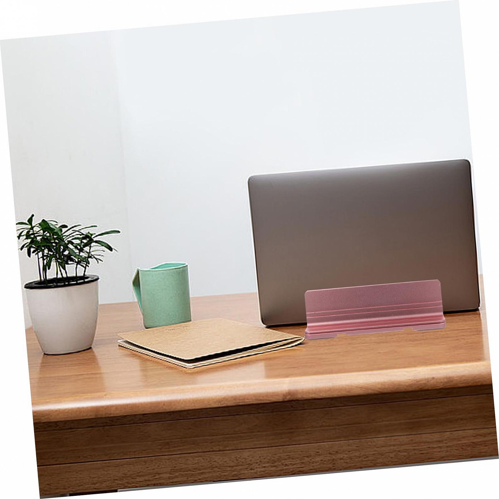 Підставка для ноутбука алюмінієва, вертикальний тримач для ноутбука з регулюванням, фото №7