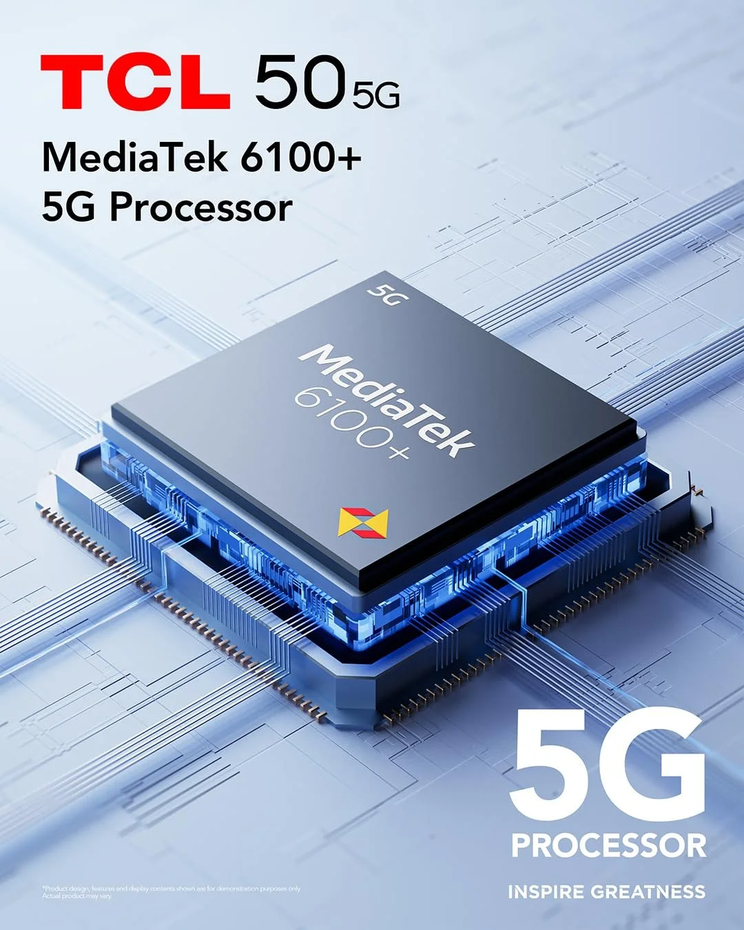 Смартфон TCL 50 5G 8GB 128GB MediaTek Dimensity 6100+ 6.56" HD+ 90Hz 5010mAh, фото №5 Смартфон TCL 50 5G 8GB 128GB MediaTek Dimensity 6100+ 6.56" HD+ 90Hz 5010mAh, фото №5