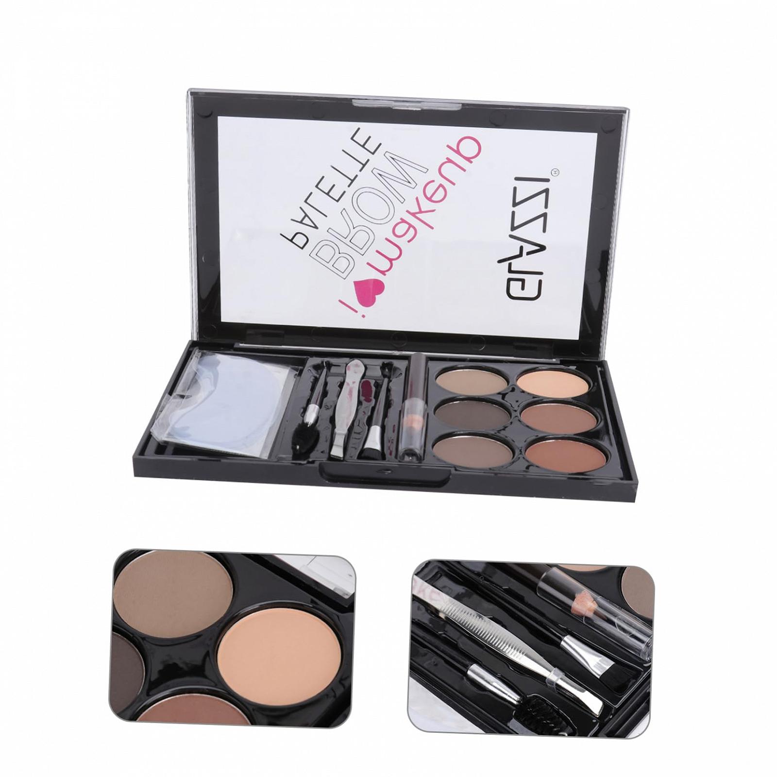 Набор BELLIFFY Набор Кисть Водостойкая Пудра для бровей ABS, фото №4