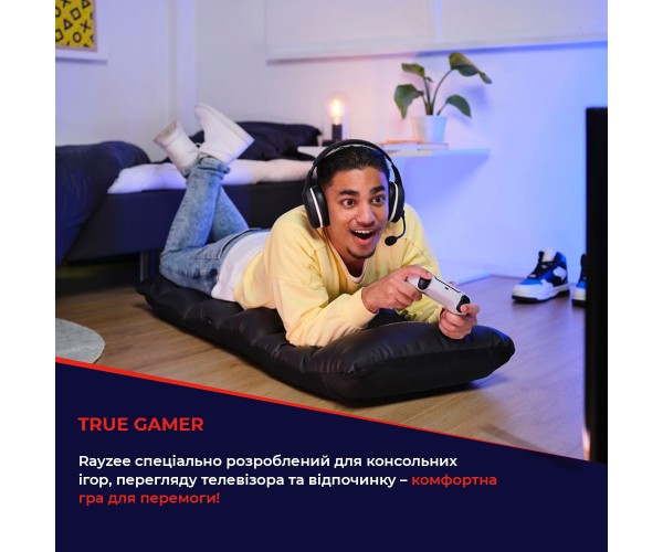 Trust Підлогове крісло GXT 718 RAYZEE ПУ шкіра до 125кг Чорний, фото №8 Trust Підлогове крісло GXT 718 RAYZEE ПУ шкіра до 125кг Чорний, фото №8