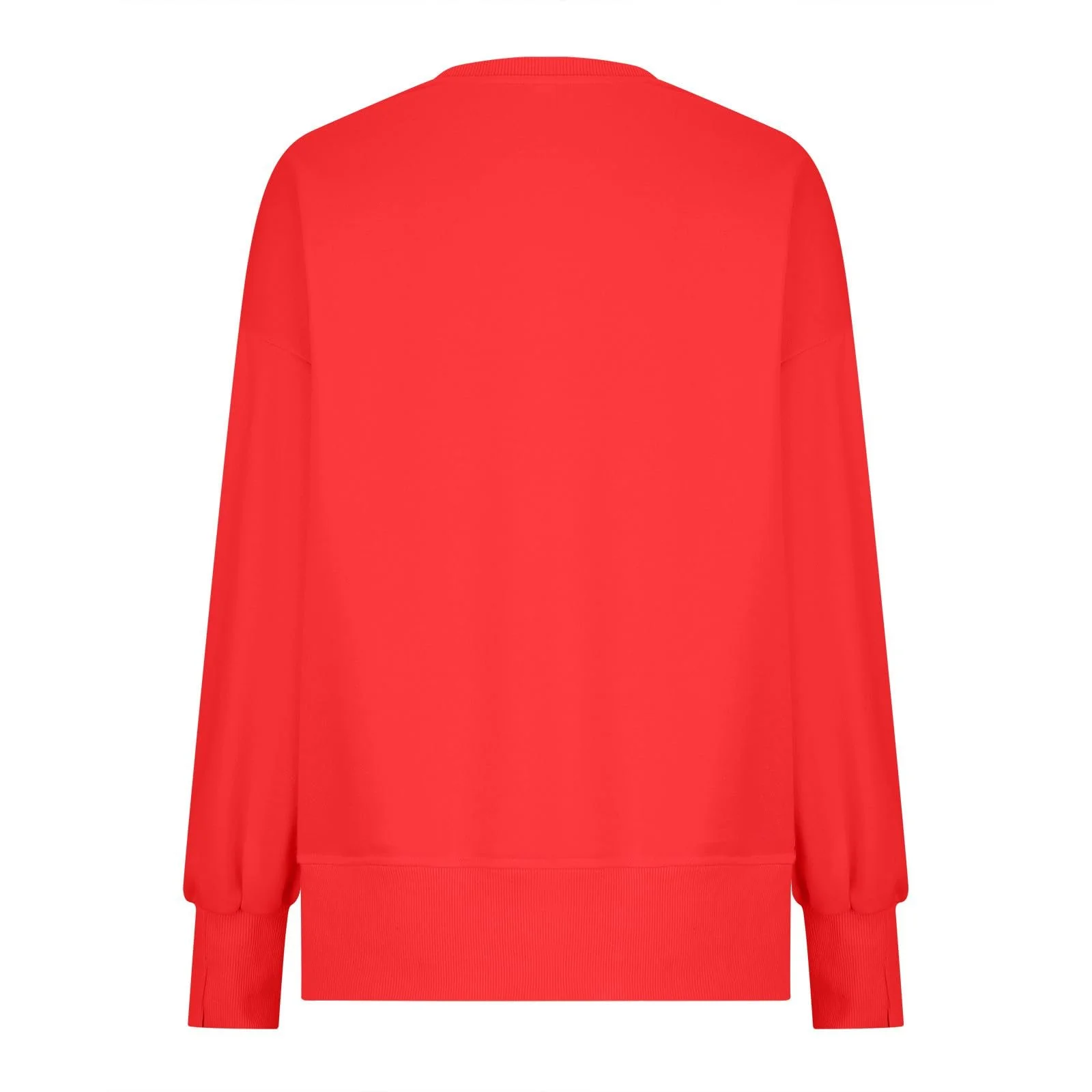 Блузка Ybing с блестками, женская, повседневная, асимметричный подол, длинный рукав, свободный блестящий джемпер, подростковая, с круглым вырезом, разрез, длинный рукав, базовый топ, джемпер, фото №6