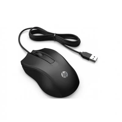 Мышка HP 100 USB Black (6VY96AA), фото №2 Мышка HP 100 USB Black (6VY96AA), фото №2