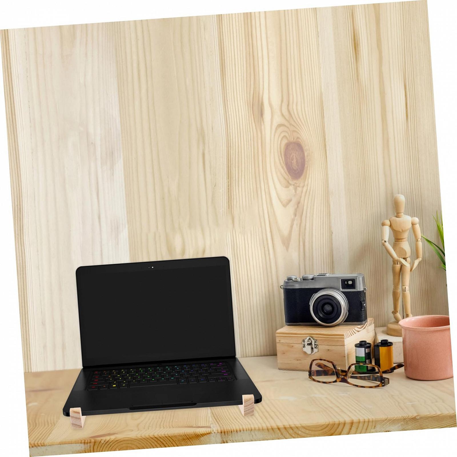 Регулируемая деревянная подставка для ноутбука с вентиляцией Эргономичная компьютерная подставка для стола Стабильная настольная подставка для ноутбуков для офиса и дома, фото №2 Регулируемая деревянная подставка для ноутбука с вентиляцией Эргономичная компьютерная подставка для стола Стабильная настольная подставка для ноутбуков для офиса и дома, фото №2