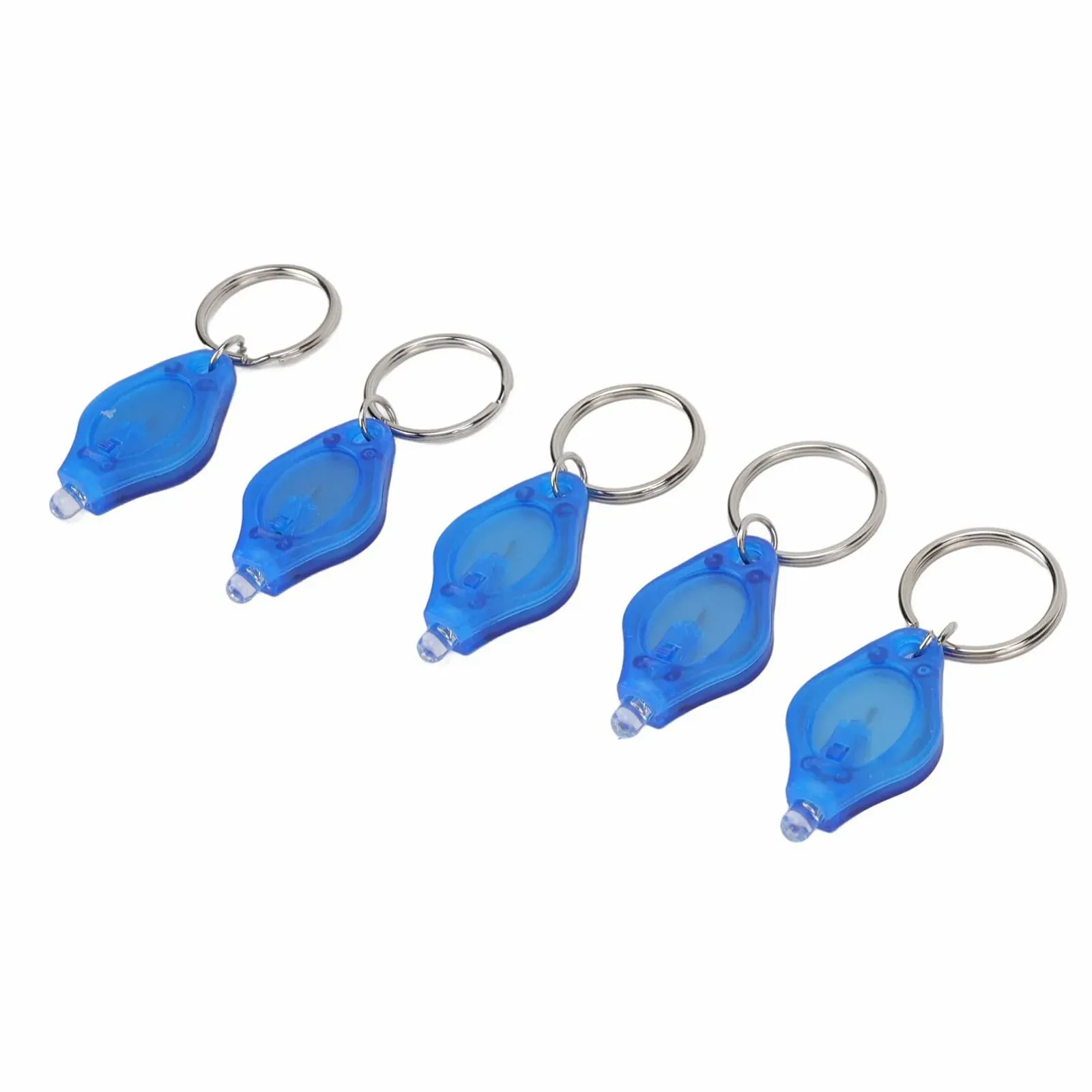 Мини LED фонарик Marhynchus 5шт. для обнаружения ювелирных изделий, портативный ключ-фонарик с высокой яркостью (синий свет), фото №3