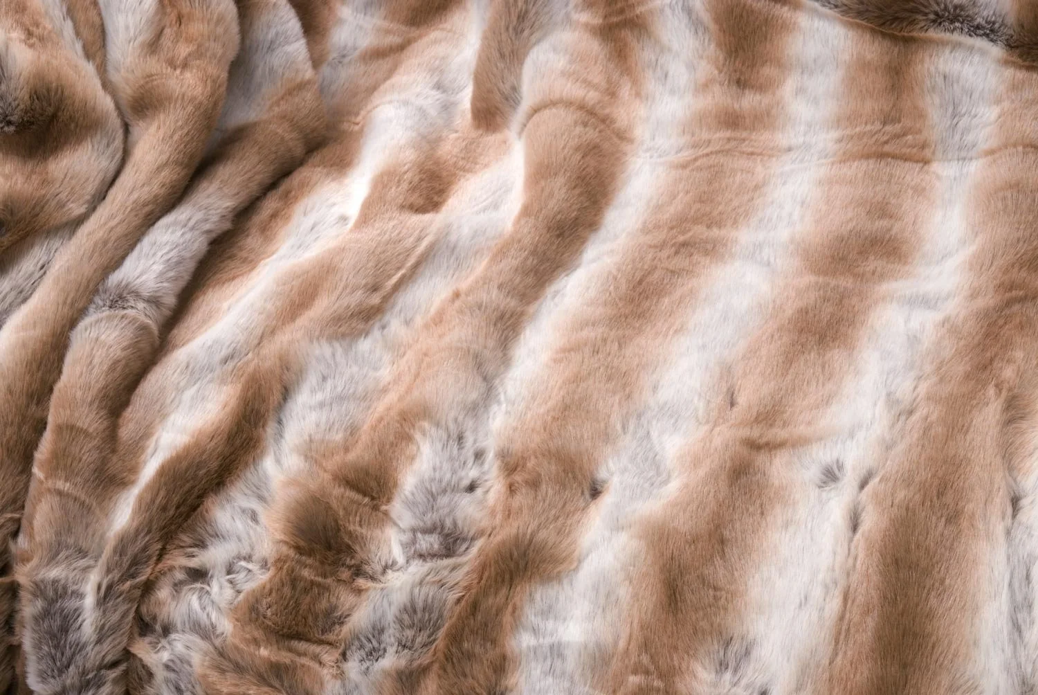 Покривало Штучне хутро Wohnen & Accessoires GmbH & Co. KG Fox Fawn Brown/Grey 260 x 300 см, фото №6