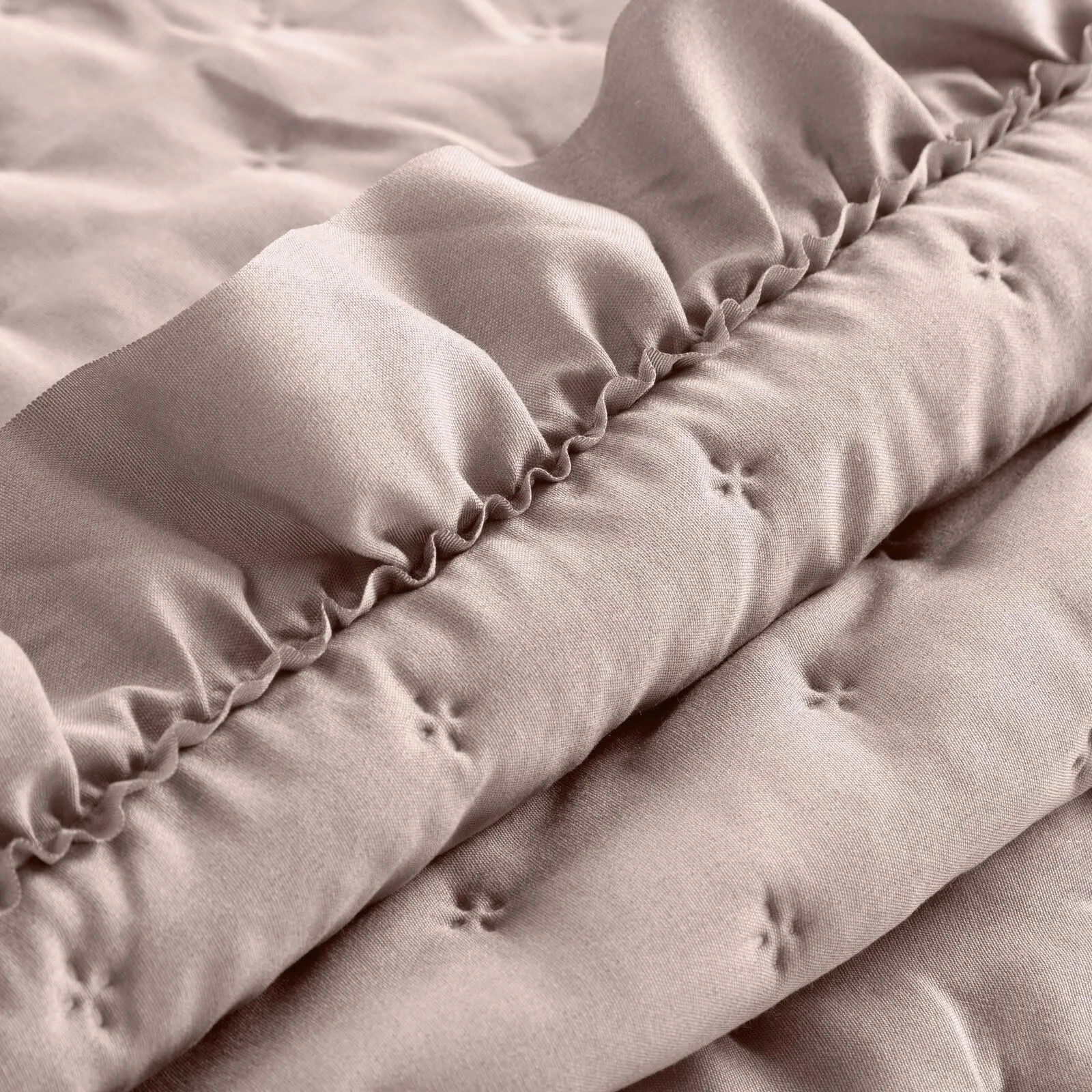 Покрывало Eurofirany Libi 3 Стильное с рюшами 170 x 210 см Розовый, фото №5