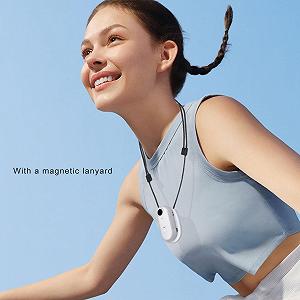 Екшн-камера Bewinner 4K HD Small Body 8MP Pet Collar Wireless Portable Action Waterproof Helmet Vlogging (біла) synthetic.ua - Фото 1