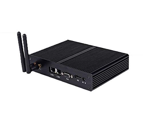 Міні ПК Celeron J1900 Quad Core 2.4GHz Fanless 4G RAM 60G SSD USB 3.0 HDMI VGA Dual NIC 2*Lan 2 Serial Port Wifi Aluminium Shell HD 1080P, фото №3