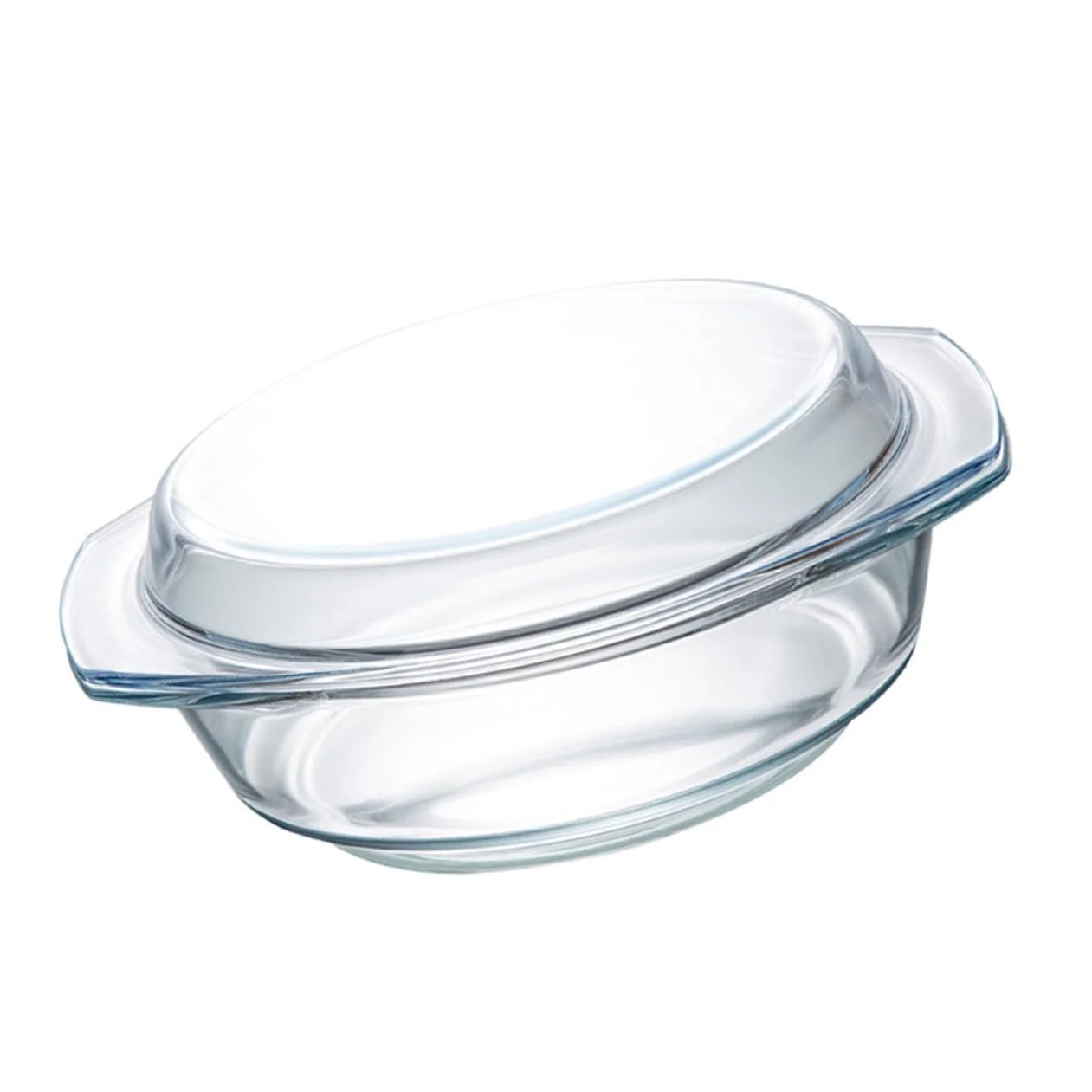 Чаша Homoyoyo із загартованого скла з кришкою 0.65 л термостійка прозора, фото №1
