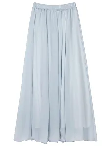 Жіноча шифонова довга спідниця пляжна - Фото 1